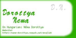 dorottya nema business card